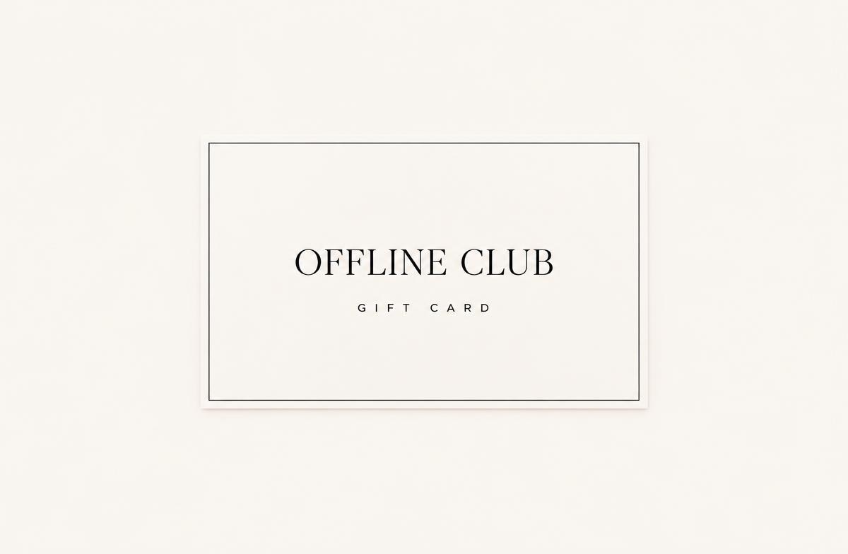 OFFLINE CLUB Geschenkgutschein, Abbildung